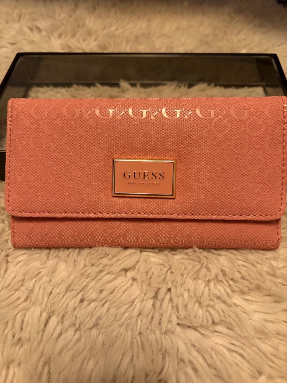 GUESS Signature Trifold Wallet